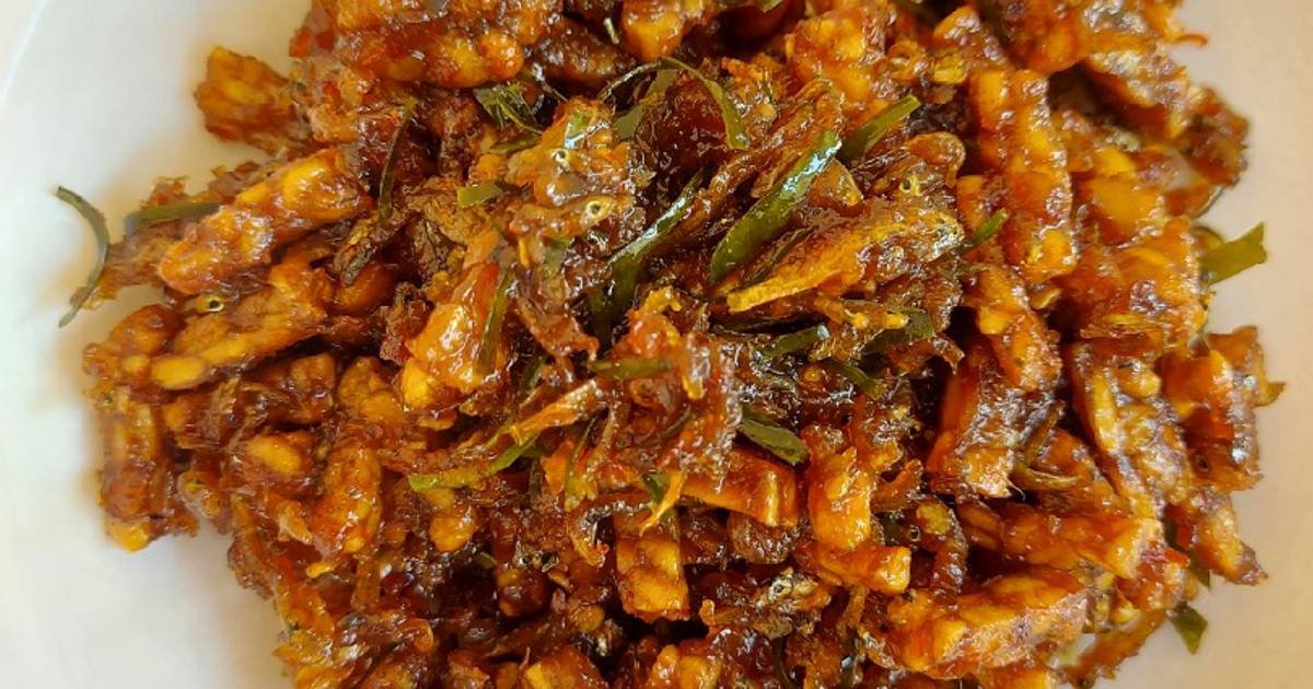 Resep Orek Tempe Teri Daun Jeruk Oleh Winayunda Cookpad