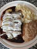 Enchiladas de Mole Poblano