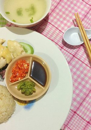 Foto resep Hainanese Chicken Rice