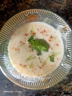खीरे का रायता (व्रत वाला)(khirey ka raita recipe in hindi) रेसिपी मुख्य फोटो