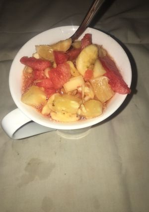 A picture of Fruit salad🍇.