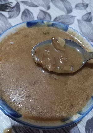 صورة لوصفة شوربة الفطر