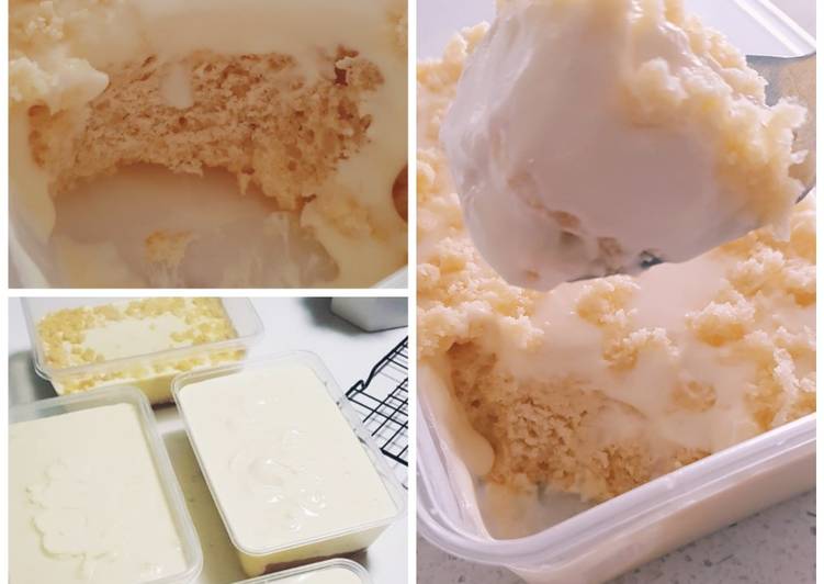 Step-by-Step Guide to Make Award-winning Vanila Cake with Melted Cheese topping