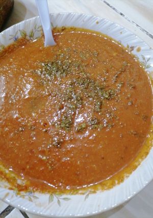 صورة لوصفة صلصة البيتزا سهلة وسريعة 🍅🍅🥘🥘