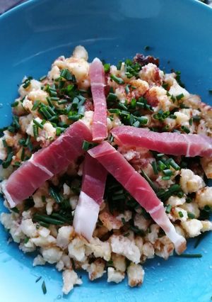 Nokedli mentés recept fotója
