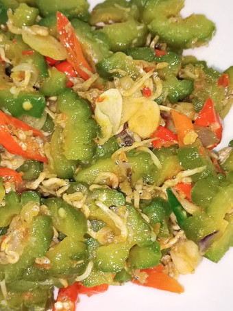 Resep Tumis pare teri nasi pedas, Lezat Sekali