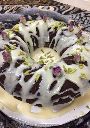 صورة لوصفة كيكة الحليب المحمص بالنسكافه