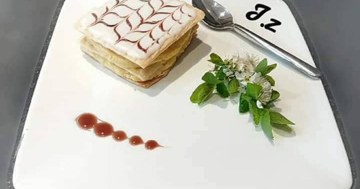 Mille Feuille Pastry Recipe By Irum Zaidi Home Cooking Cookpad