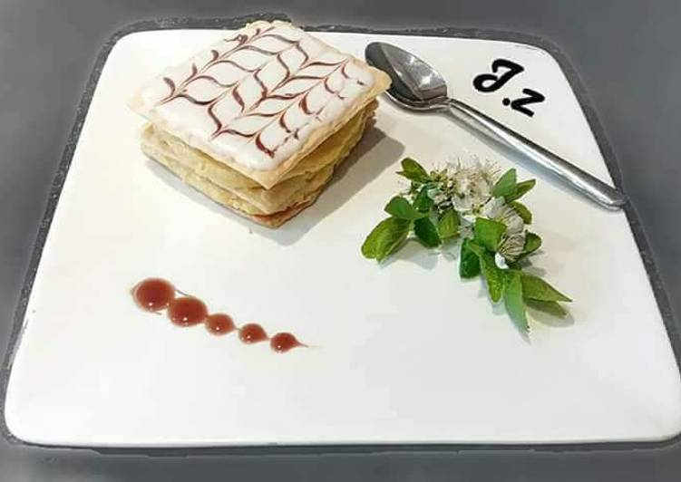 Recipe of Perfect 🍰Mille Feuille Pastry🍰