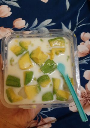 Foto resep Es alpukat susu