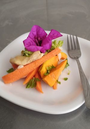 Una foto de Verduras en escaviche