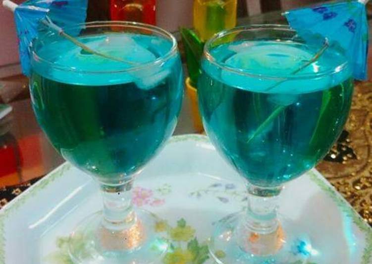 Simple Way to Prepare Super Quick Homemade Blue_breeze_mocktail