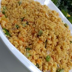 A picture of Butter Jollof Couscous.