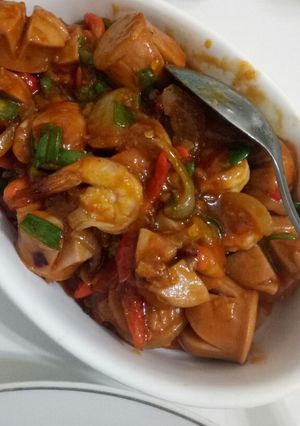 Foto resep Udang Sosis Saos Padang Masak Kilat 5 menit