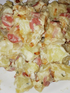 Una foto de Patatas carbonara