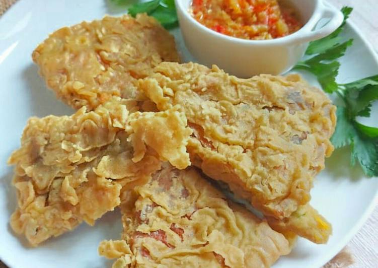 Anti Ribet, Bikin 27.~ Telur Dadar Krispi dan Sambel Goang Bahan Sederhana