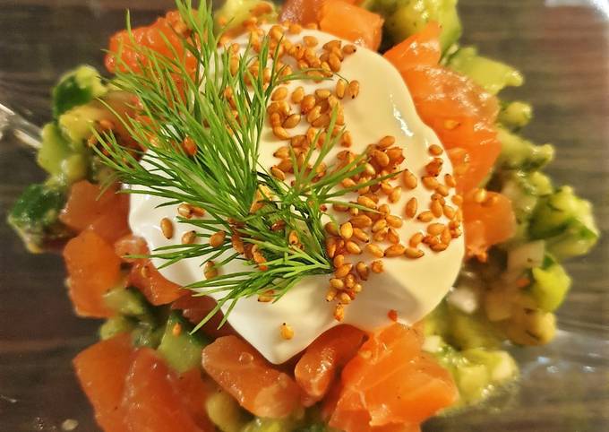 Graved Lachs mit Avocado und Gurke Rezept von Versuchsköchin - Cookpad