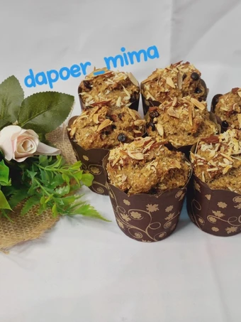 Cara Sederhana Menyiapkan Resep  Banana Oat Muffin yang Enak Banget, Bikin Ketagihan