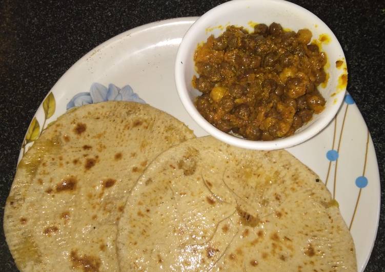 Steps to Prepare Perfect Poranpuri with chana ke sabji