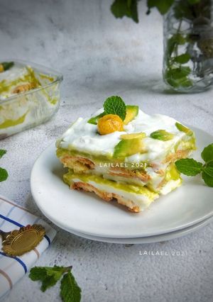 Foto resep Avocado Float Cake