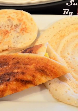 A picture of Masala Dosa | Plain Dosa | Set Dosa | All In One Batter | By Neetu Suresh.