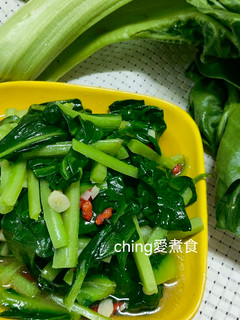 十分鐘上菜-熱炒迦茉菜 的食譜成品照片