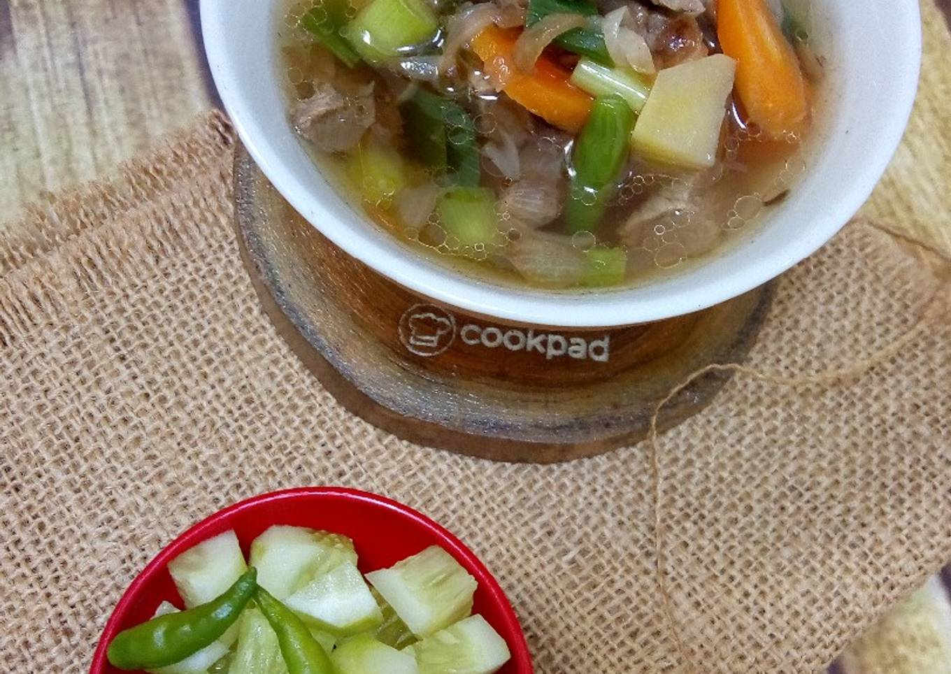 Sop Sapi Simple