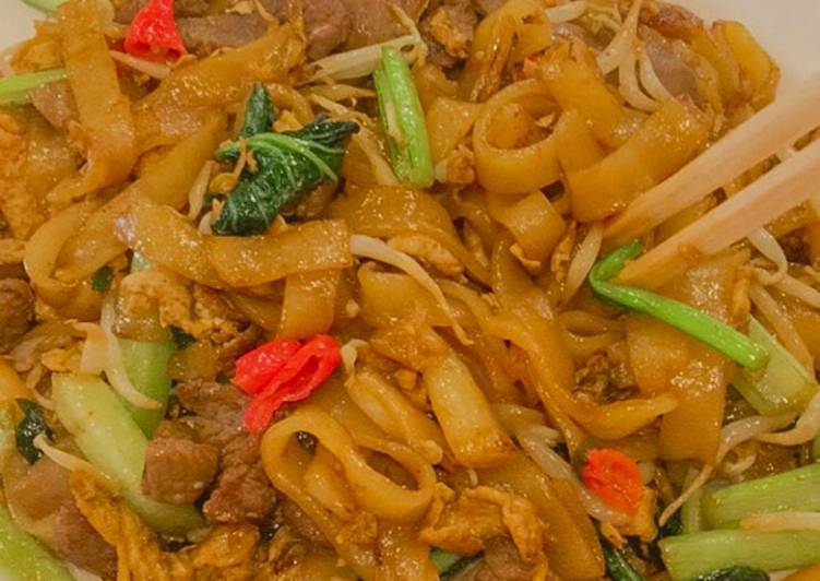 Resep Kwetiau goreng basah Anti Gagal