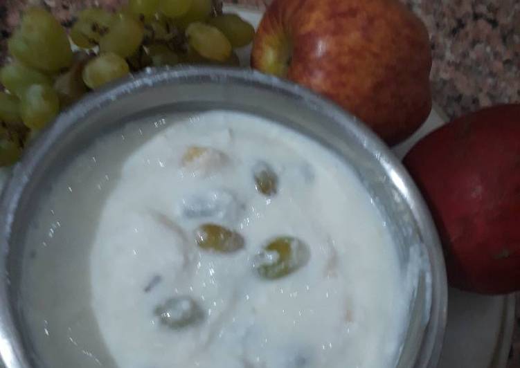 Grapes Banana Yogurt