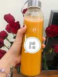 Nước ép cà rốt mix ổi, táo