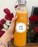 Nước ép cà rốt mix ổi, táo