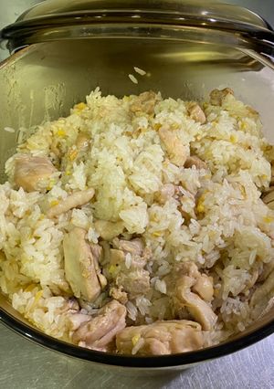 麻油雞油飯 的食譜成品照片