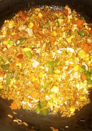 A picture of Chicken Fried Rice.