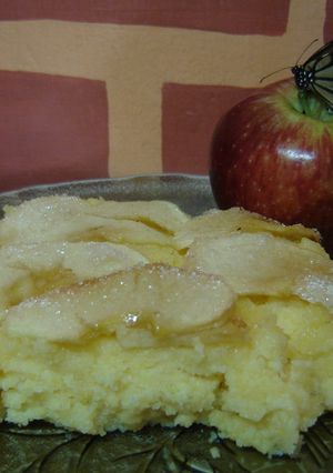 Una foto de Polenta de leche