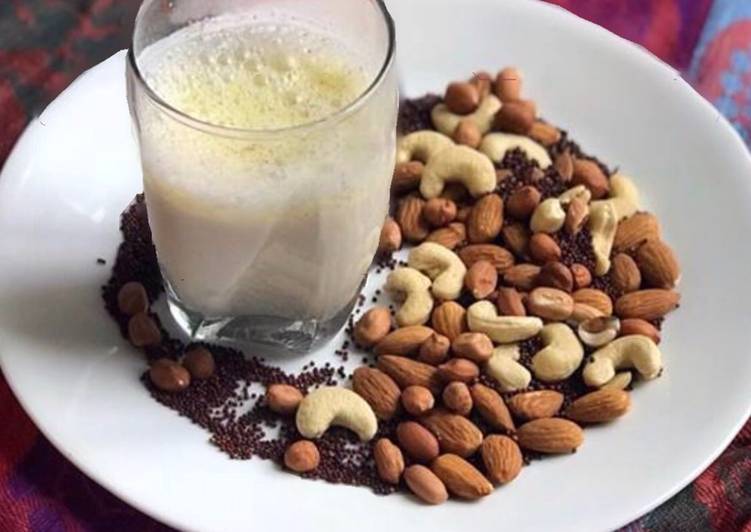 Recipe of Ultimate Kids&#39; Protein powder / Ragi health drink