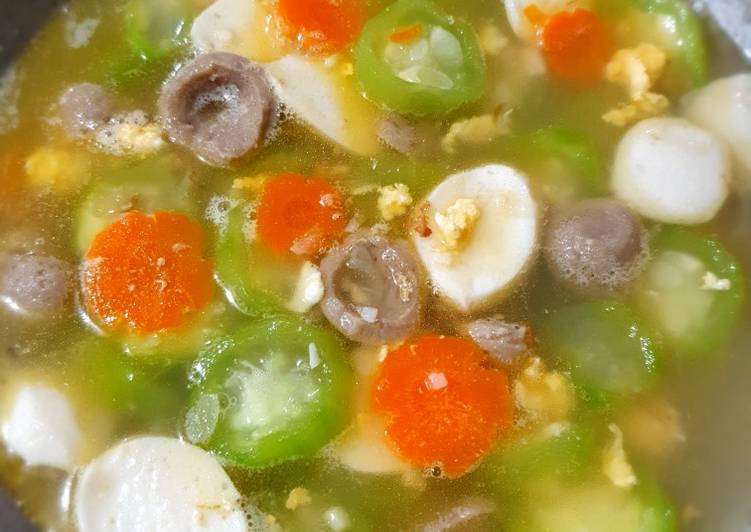 Cara Gampang Membuat Sup oyong enak yang Lezat
