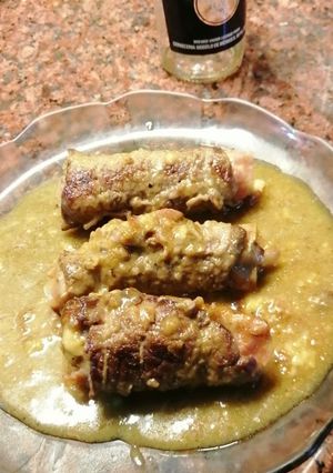 Una foto de Milanesitas envueltas a la Birra