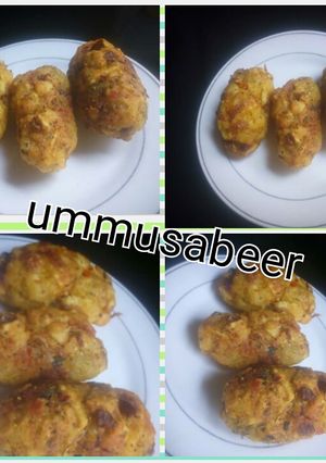 A picture of Cassava bajiyas.