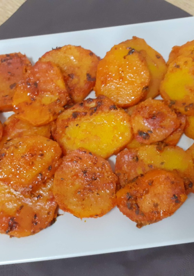 Una foto de Patatas en adobo