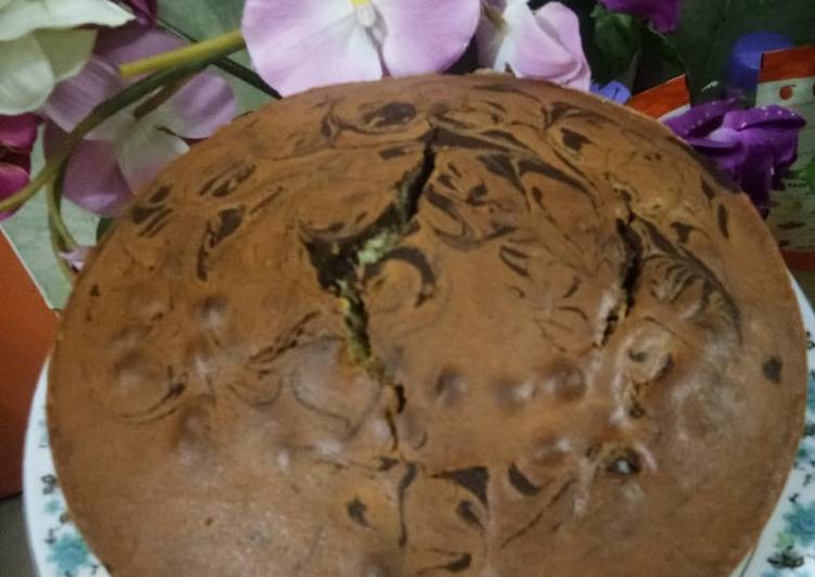 Bagaimana Membuat Marmer Cake, Lezat Sekali