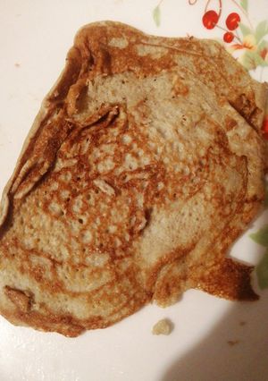 Una foto de Panqueques de avena y plátano