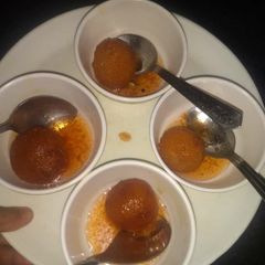 A picture of Sooji gulab jamun.