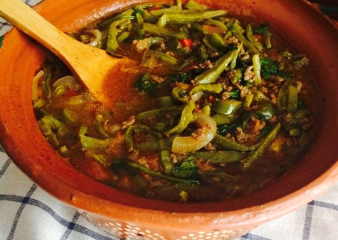 Nopales con carne molida💖