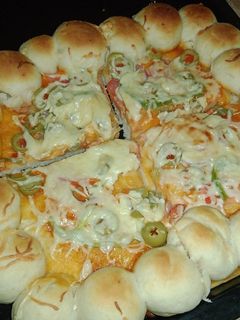 صورة لوصفة بيتزا 🍕 لذييييييييذه