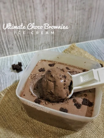 Cara Gampang Membikin Resep  Ultimate Chocolate Brownies Icecream yang Lezat Sekali, Sempurna