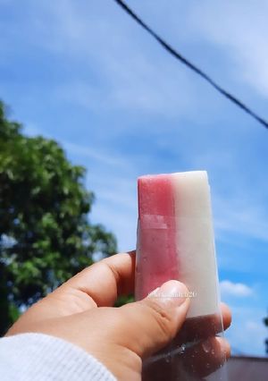 Foto resep Es Gabus Merah Putih home made