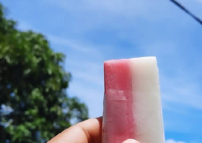 Resep Es Gabus Merah Putih home made Resep Es Gabus Merah Putih home made