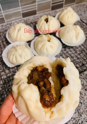 Hình của món Bánh bao xá xíu.