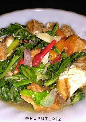 Foto resep Sosin (Sawi Hijau) dan Tahu Sumedang