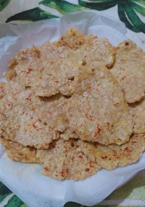 Hình của món Bánh yến mạch khoai lang mật ong không cần lò nướng.